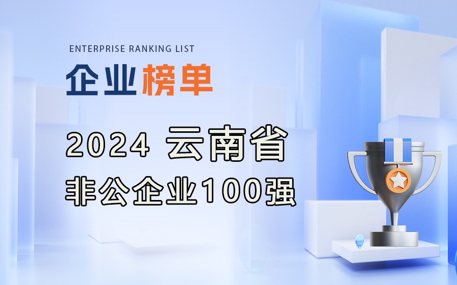 《2024云南省非公企業(yè)100強(qiáng)榜單》發(fā)布，附完整榜單！